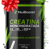 Creatina Monohidratada NuBoost 450g 90 porciones de suplemento en polvo