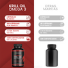 Nuboost Omega 3 Krill Oil con Astaxantina 2000 mg 200 capsulas - Aceite de Krill - Omega 3 EPA y DHA MADE IN USA