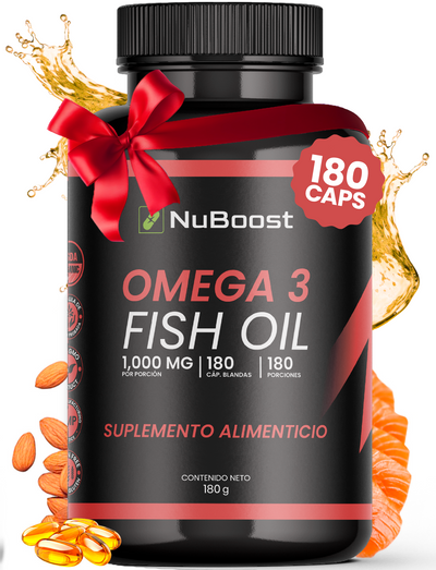 Omega 3 Nuboost, 180 Capsulas, 1000mg