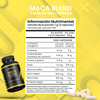 Nuboost Maca Blend - 1000 mg 200 cápsulas - Maca Peruana - Maca Negra, Maca Roja y Maca Amarilla con Pimienta Negra - Maca en polvo encapsulado - Sin OMG, Certificado USDA - MADE IN USA.